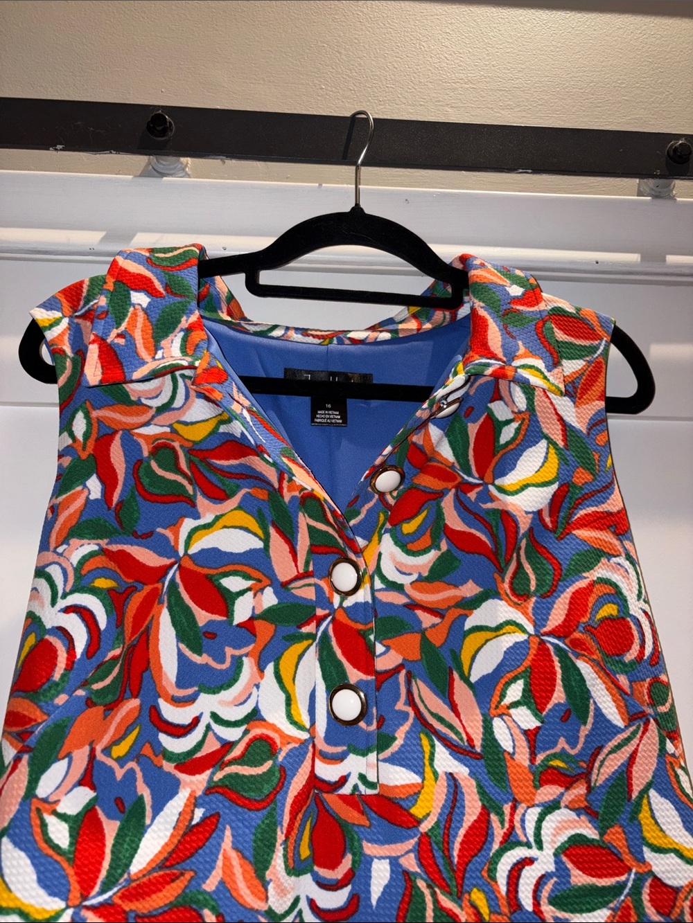 Jessica Howard Multicolor Sleeveless A-Line Mini Dress - Picture 2 of 10